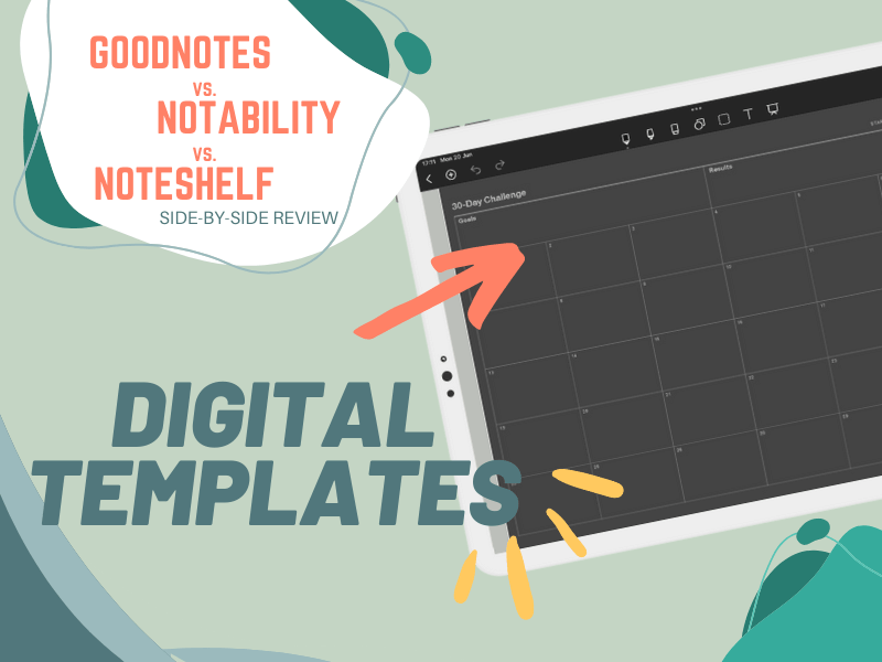 GoodNotes vs. Notability vs. Noteshelf—Digital Paper Template