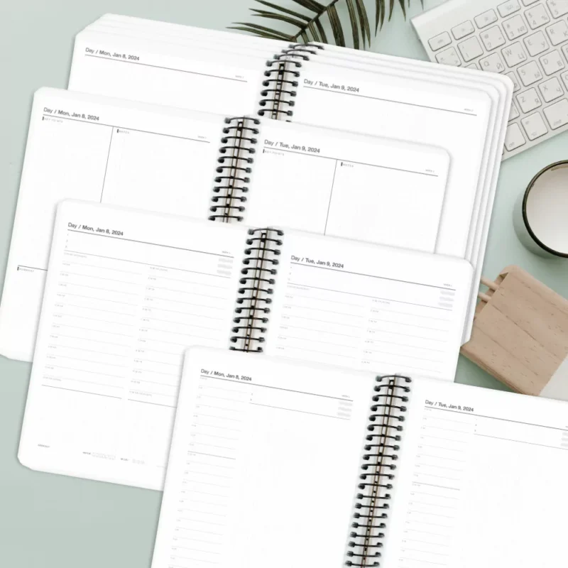 2024 Daily Planner-Printable template-7 versions