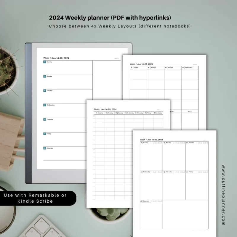 2024 digital planner PDF-remarkable 2 template PDF (5)