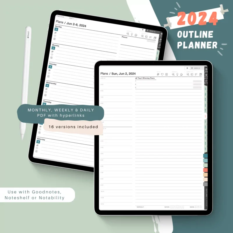 2024 digital planner-best-goodnotes-templates