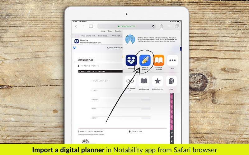digital planner notability- daily digital planner