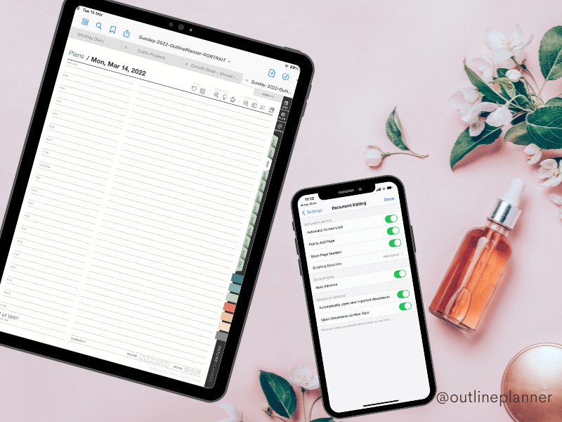 goodnotes template free digital planner