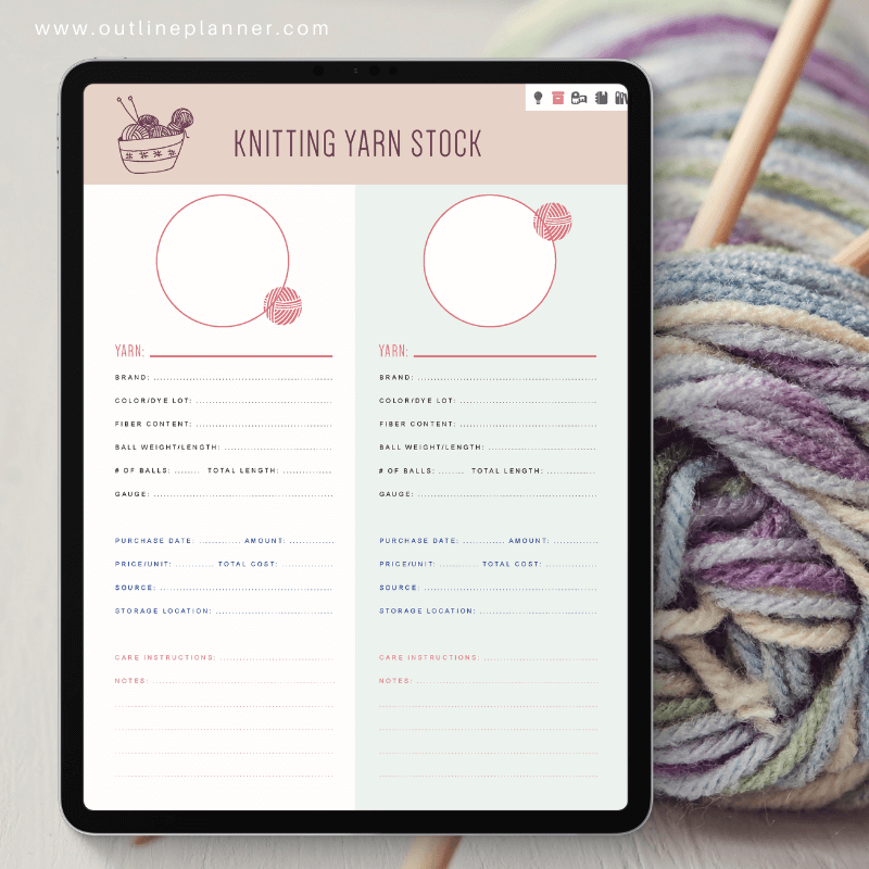knitter project journal-goodnotes templates-digital planner (5)