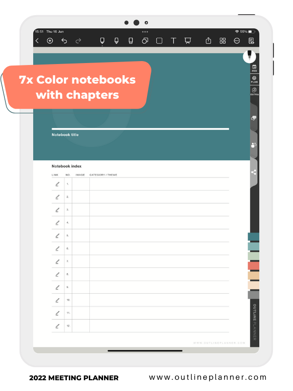 meeting planner-business planner-goodnotes templates ipad-10