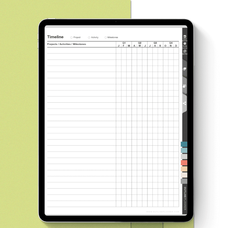 meeting planner template-2023 planner weekly-goodnotes templates-note taking on ipad (5)