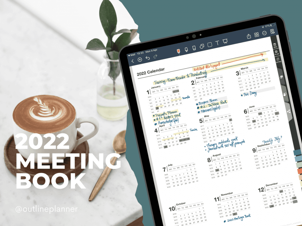 weekly planner template goodnotes free