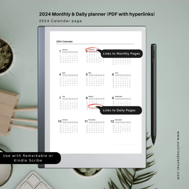 remarkable 2 daily planner for productivity-2024 planners (3)