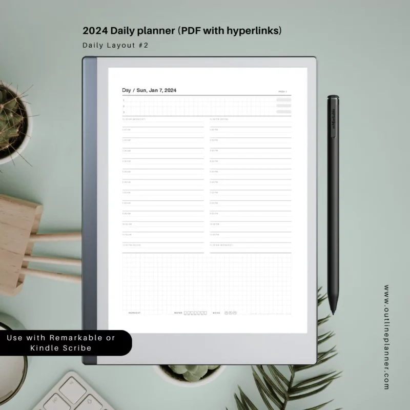 remarkable 2 templates-remarkable planner-2024 planner day (7)
