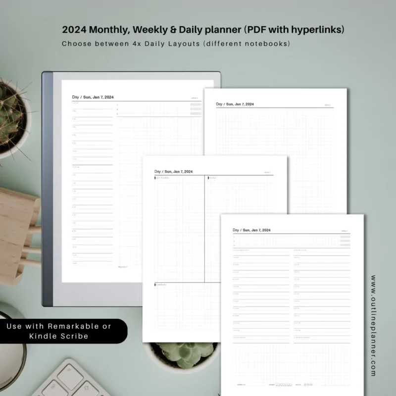 remarkable planner for 2024-monthly weekly and daily planner 2024 (7)